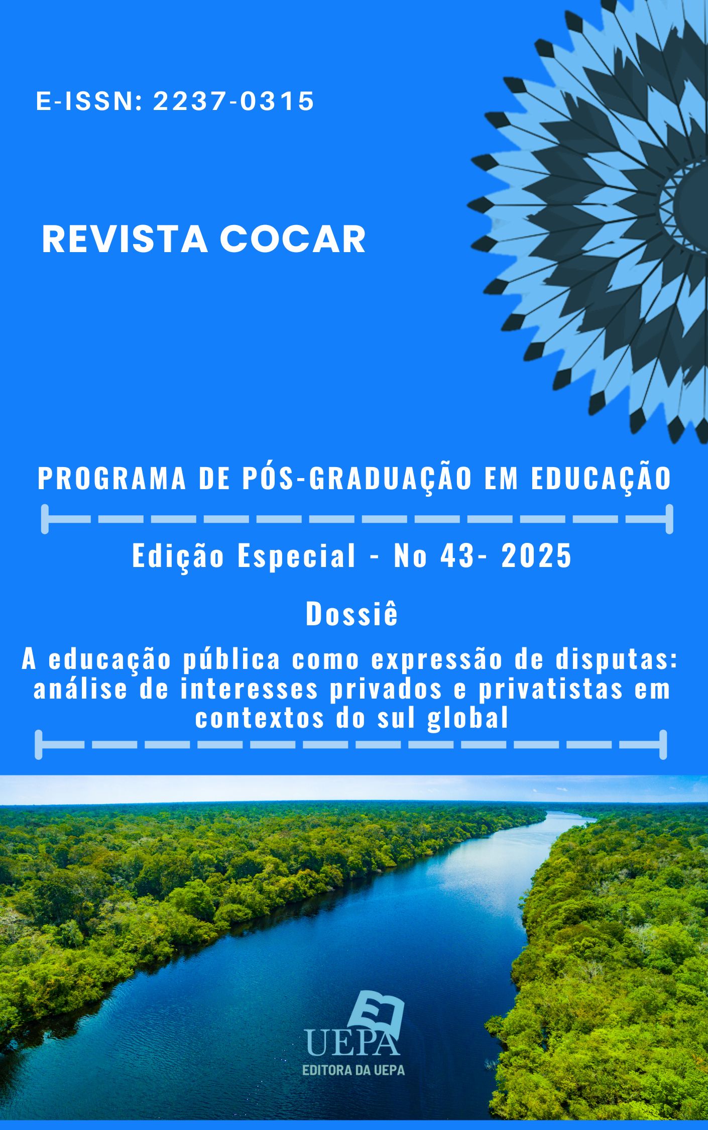 <div><strong>Revista Cocar<br></strong>Rede Latino-Americana e Africana de Pesquisadores em Privatização da Educação - ReLAAPPe<br><a href="https://periodicos.uepa.br/index.php/cocar/issue/view/245">Ver</a></div>