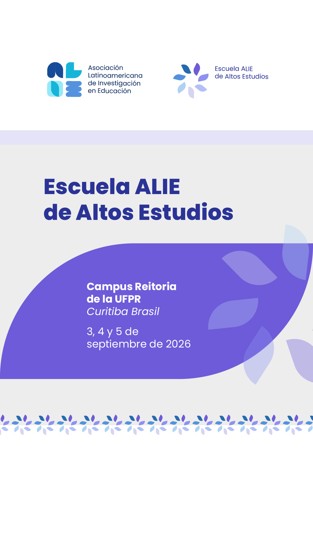 <div>Convocatoria a la Escuela de Altos Estudios - Portugués</div>